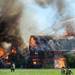 Fire overtakes an old barn during a training exercise and controlled burn in 6700 block of Warner Rd. in Pittsfield Township on Thursday, May 9, 2013. Melanie Maxwell I AnnArbor.com
